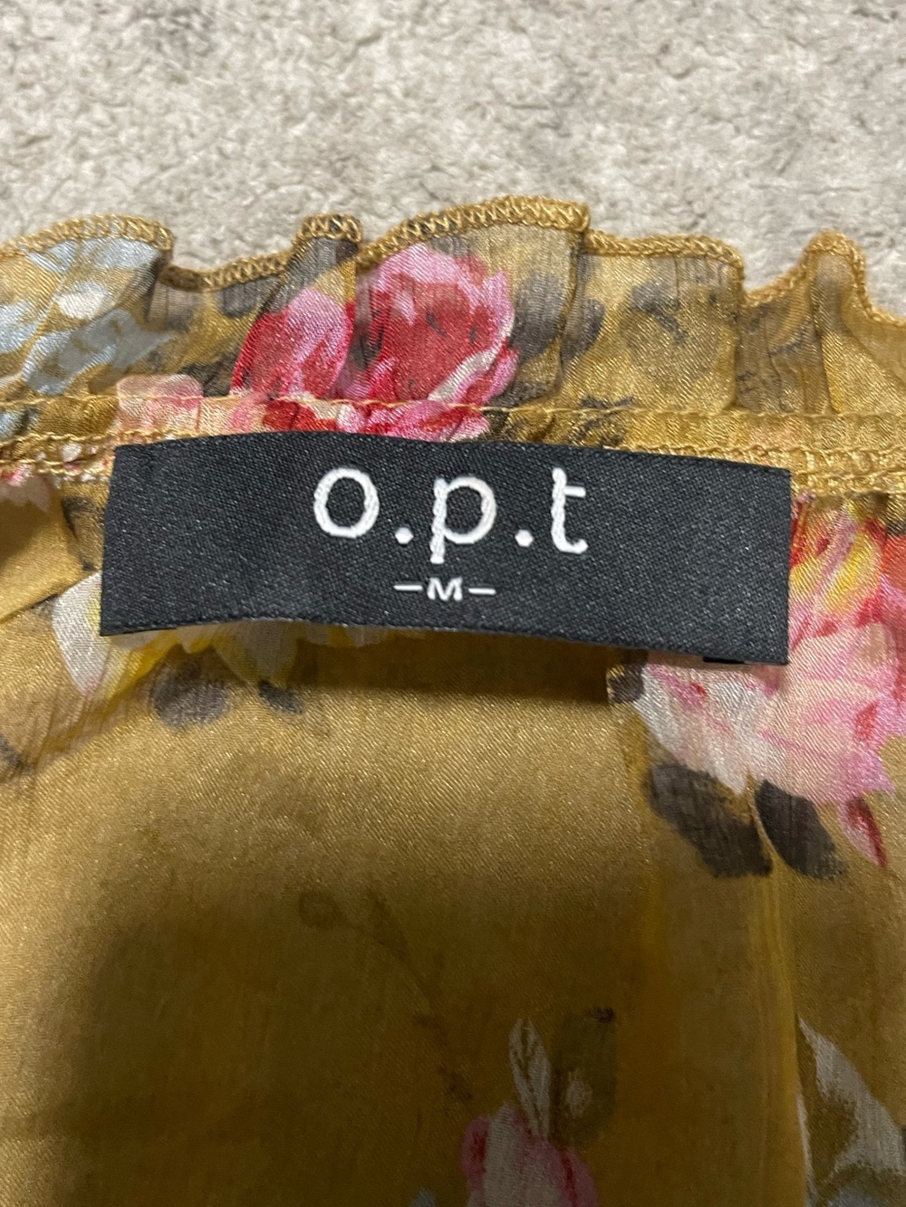 O.P.T Ruffled Bohemian Dress - Picture 6 of 8